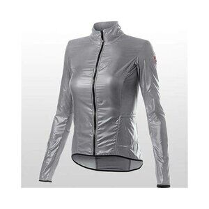 Castelli Aria Shell Cycling Jacket - Silver Gray - NEVER WORN